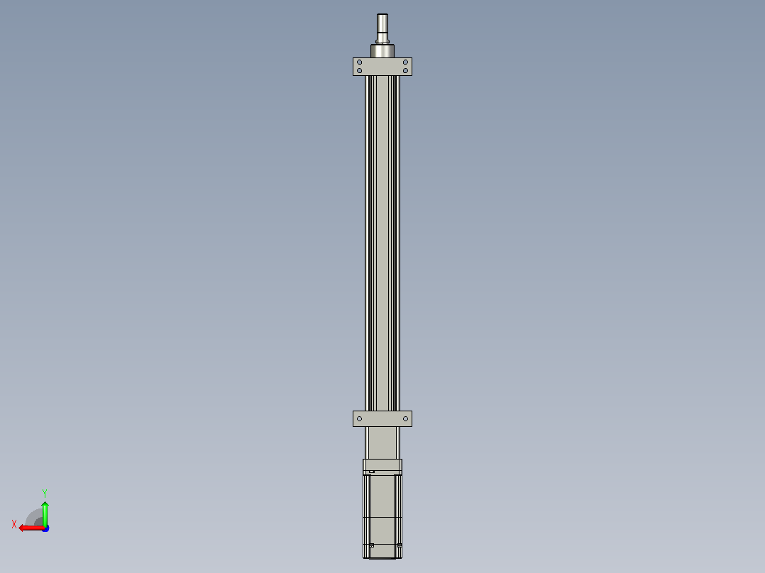 轻载电动缸TPA-ESR40-1210C-L400-M-LB-W-P40-C3后视图