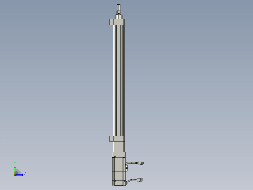 轻载电动缸TPA-ESR40-1210C-L400-M-LB-W-P40-C3左视缩略图