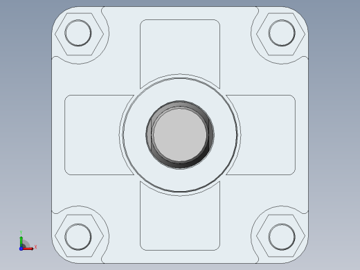 气缸CA2BQ100-200B前视缩略图