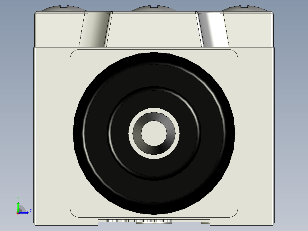 YBLX-ME8166行程开关三维模型202011左视图