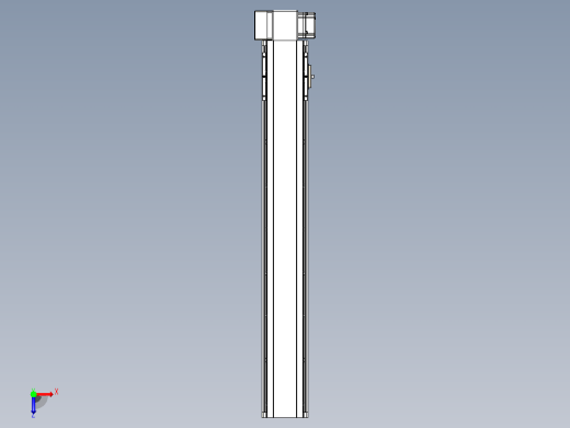 皮带直线轴半封闭可选导轨TPA-HNB-105D-90-L650-RP-C-P20-N3俯视缩略图