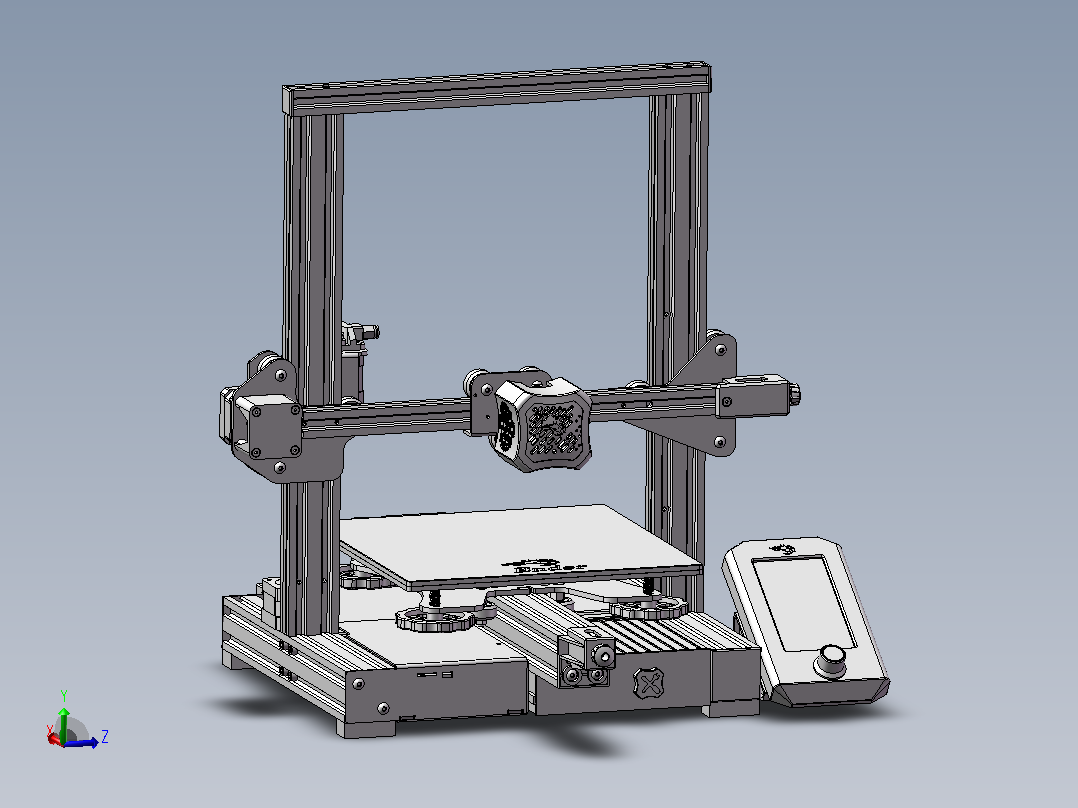 Creality Ender 3 V2-3D打印机主视图