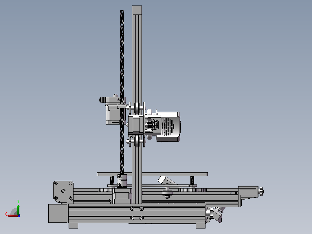 Creality Ender 3 V2-3D打印机后视图