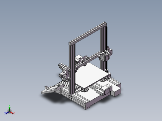 Creality Ender 3 V2-3D打印机正等轴测缩略图