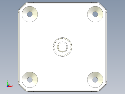 步进电机Nema_17_PHB42S20-410-TB前视缩略图