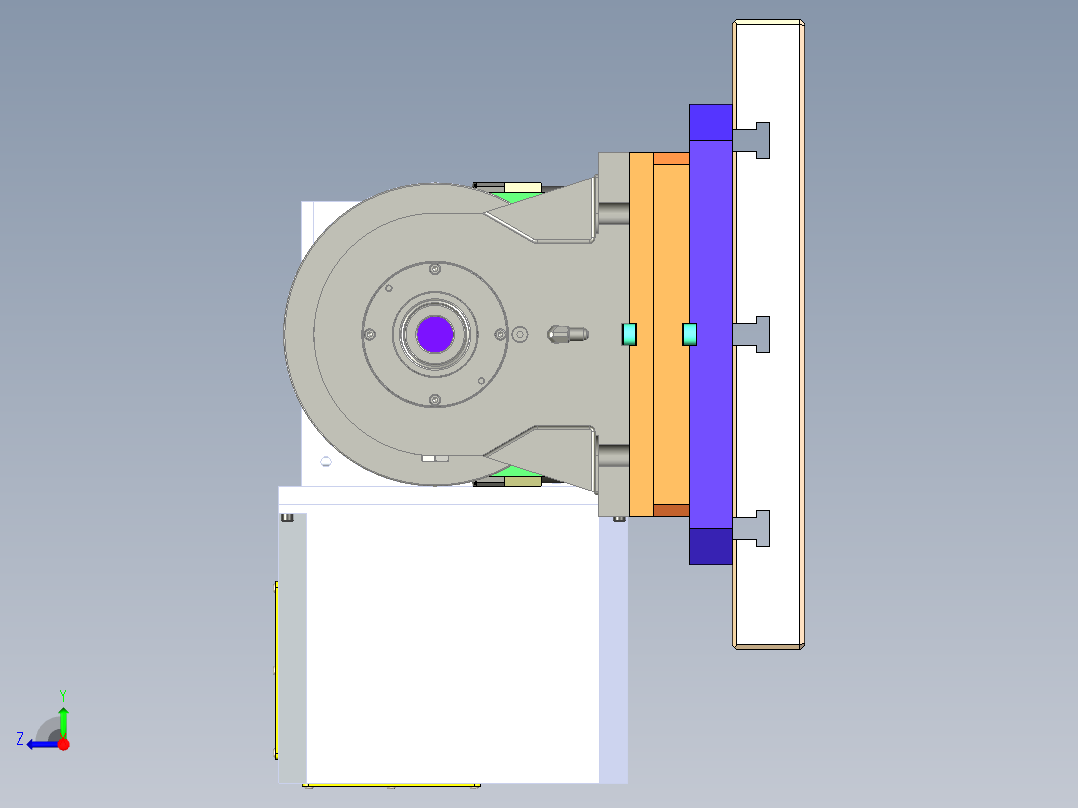 泵体四轴夹具_x_t右视图