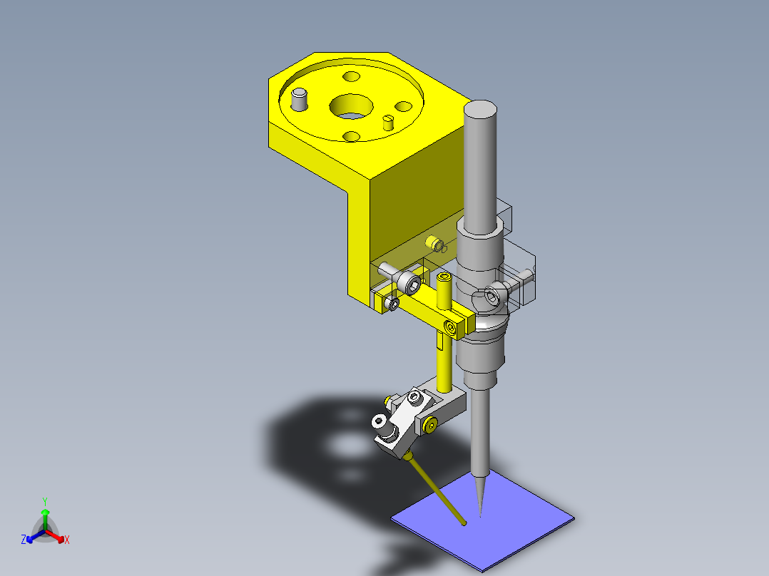 带空气吹扫的钎焊机械手