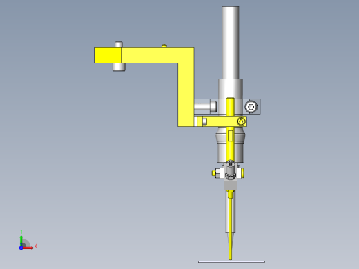 带空气吹扫的钎焊机械手前视缩略图