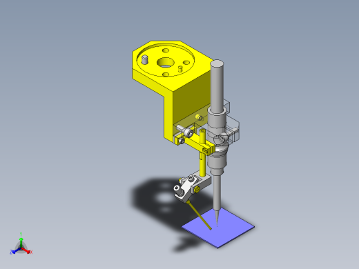 带空气吹扫的钎焊机械手正等轴测缩略图