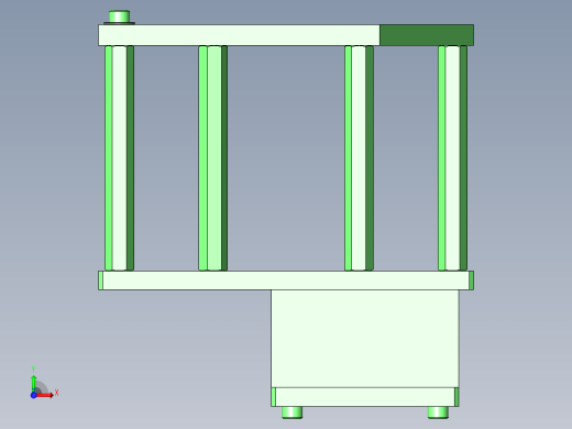 回转台高度微调整机构前视缩略图