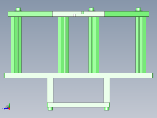 回转台高度微调整机构右视缩略图