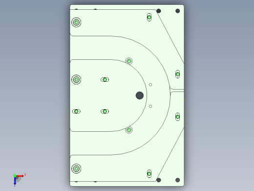 回转台高度微调整机构俯视缩略图