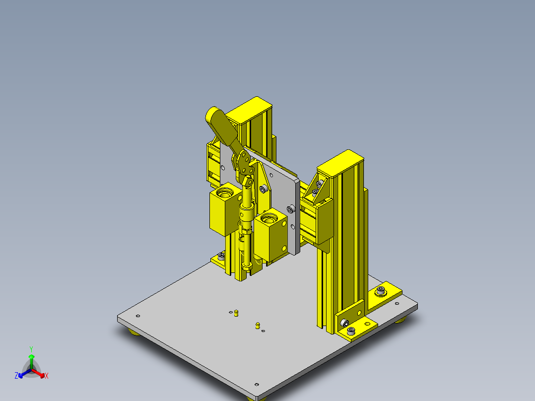 简易标识刻印夹具