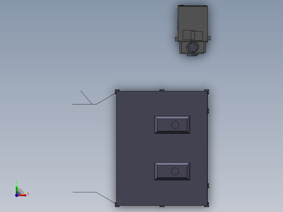 双工位激光焊接设备sw17前视图
