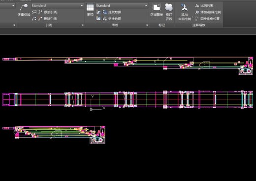 四层伸缩皮带机CAD 方案图单张总图 机械设备 CAD图纸文件素材缩略图