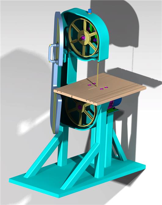 立式金属带锯床_3503