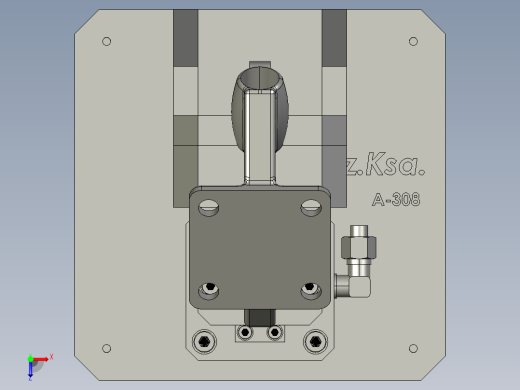 治具3D模型俯视缩略图