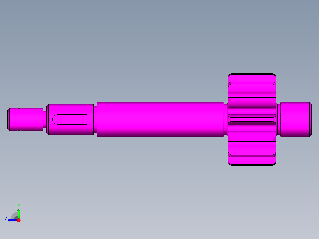 齿轮油泵设计右视图