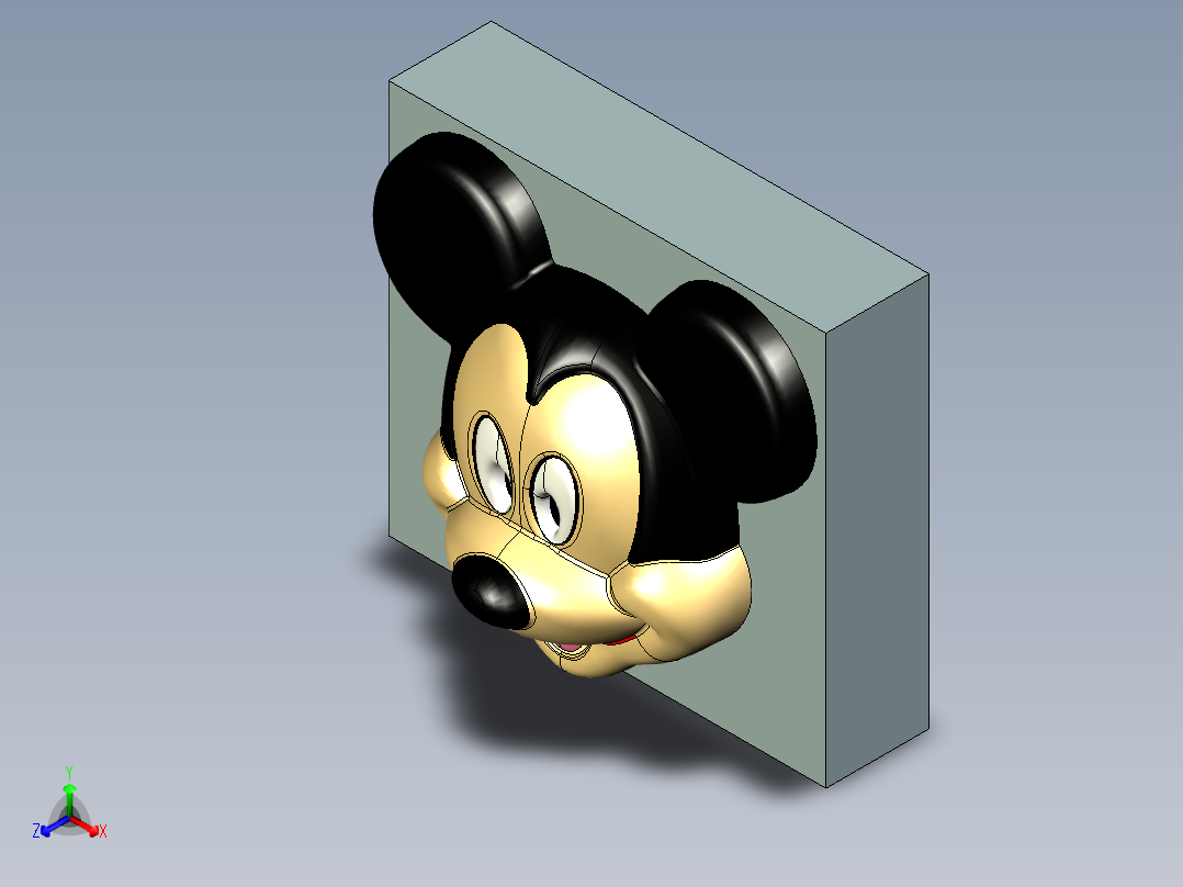 米老鼠正等轴测图