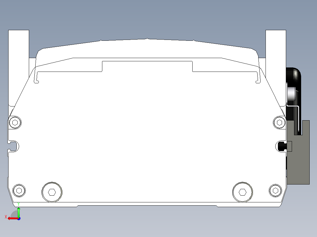 Toyo东佑达直线模组-ETB17M-L40-1500-R-P40-C4后视图