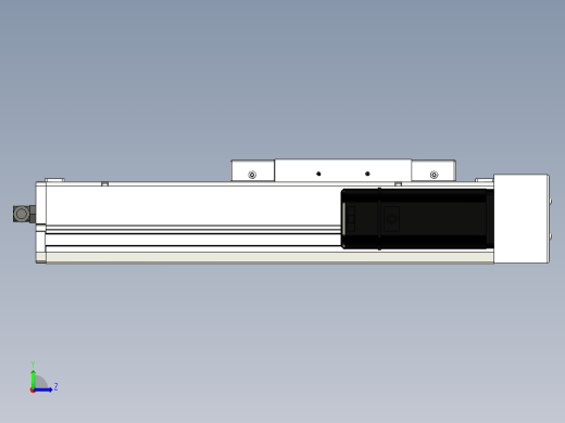 Toyo东佑达直线模组-ECH17-150-BR-400W+煞車左视缩略图