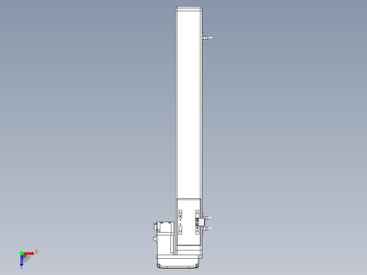 Toyo东佑达直线模组-ETH6M-BR-450-M10俯视缩略图