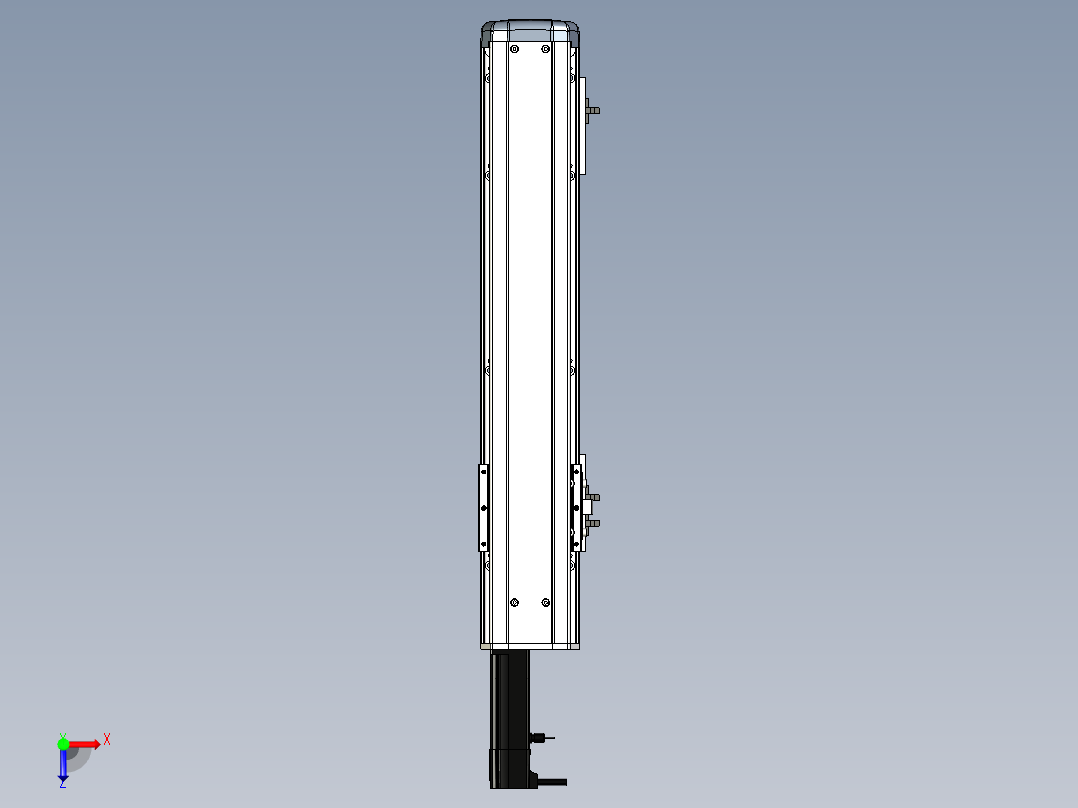 Toyo东佑达直线模组-ETH10-400-BC-100W+煞車俯视图