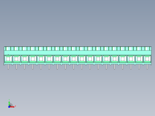 DEGSON DG636 系列 6.357.629.52mm 接线端子-DG636-9.52-18P-14-00AH前视缩略图