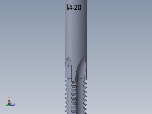 标准英制丝锥-Hand Tap 1-4 20 N3