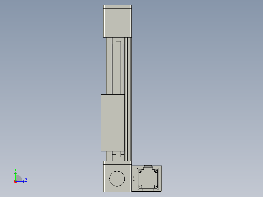 欧规系列-GB8-L96-S150-BRD-P40-MS3左视图