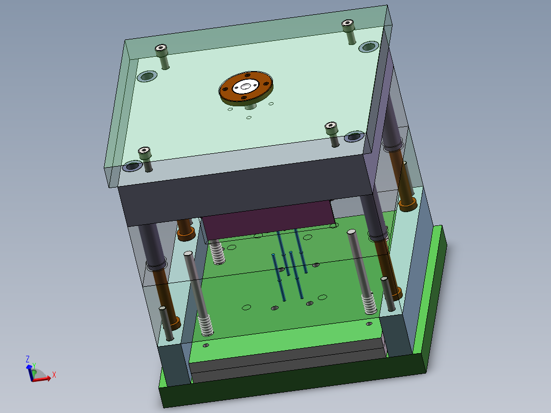 Q176-塑料簸箕注塑模具设计【三维SolidWorks】