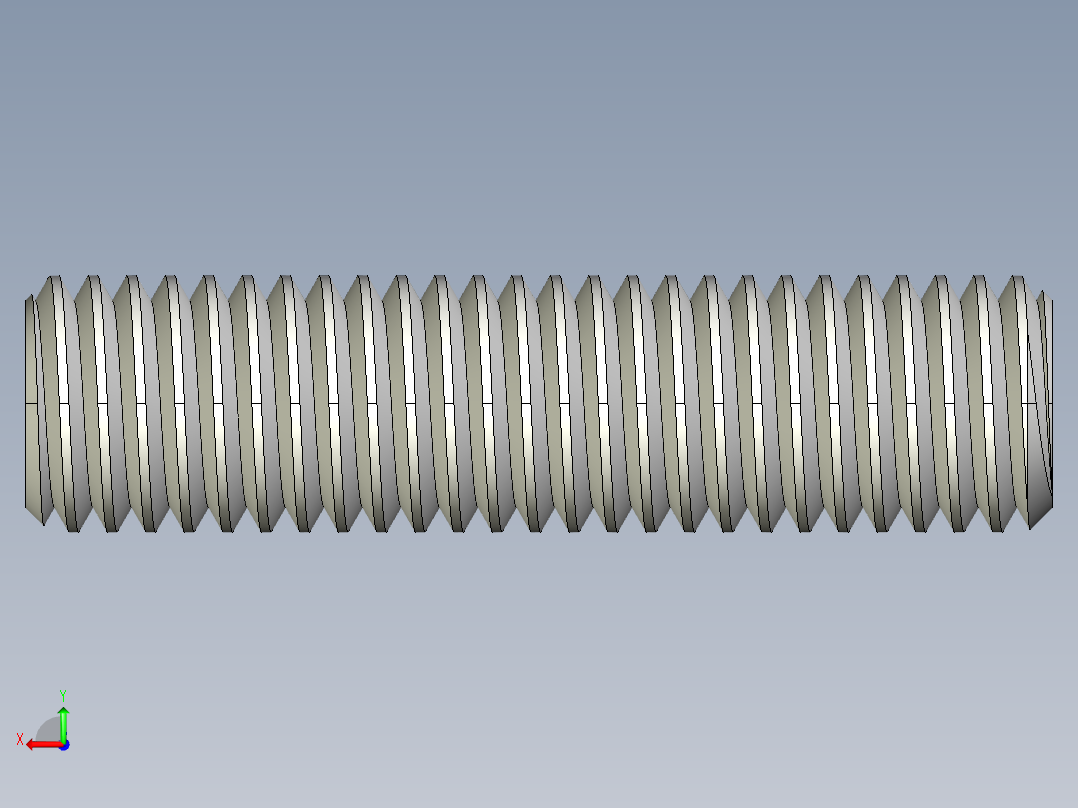 DIN 913-ISO 4026 固定螺钉-M10 L=40.STEP后视图