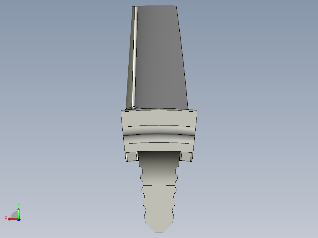 涡轮 叶片 涡扇 (26)后视图