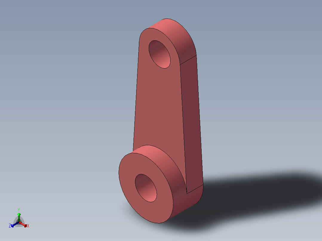 S39 连杆正等轴测图