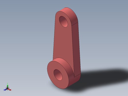 S39 连杆正等轴测缩略图