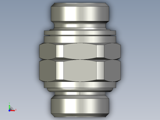软管与硬管连接用工业通用接头0151_21_21_39前视缩略图