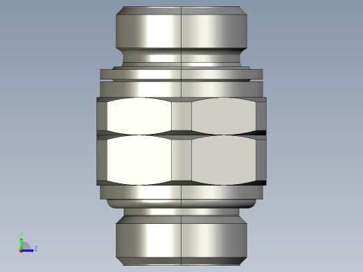 软管与硬管连接用工业通用接头0151_21_21_39左视缩略图