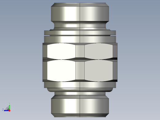 软管与硬管连接用工业通用接头0151_21_21_39右视缩略图