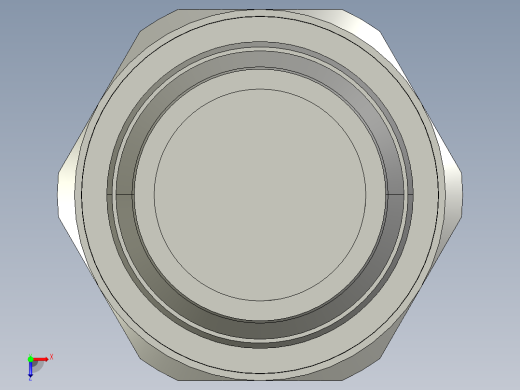 软管与硬管连接用工业通用接头0151_21_21_39俯视缩略图