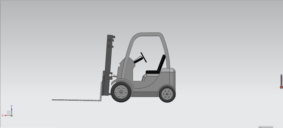 叉车装配模型