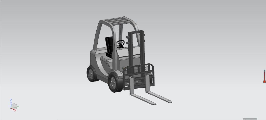 叉车装配模型