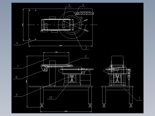 直线振动给料机CAD图（带说明书） 机械设计参考资料设计素材