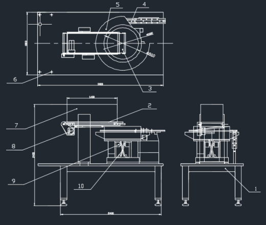 直线振动给料机CAD图（带说明书） 机械设计参考资料设计素材缩略图