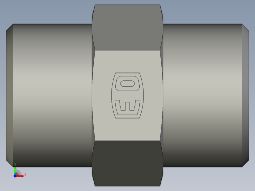 卡套式工业通用硬管接头EO Union G12SCFX前视缩略图