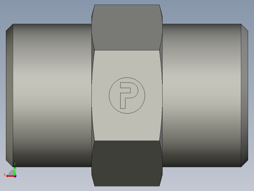 卡套式工业通用硬管接头EO Union G12SCFX后视缩略图