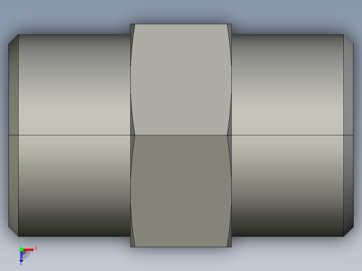 卡套式工业通用硬管接头EO Union G12SCFX俯视缩略图