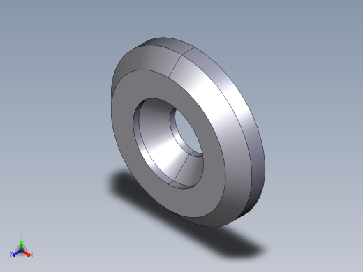 軸端華司2227-3D多系列多零件图纸模型