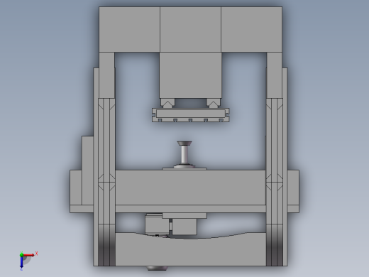 平面刨床工作台俯视缩略图