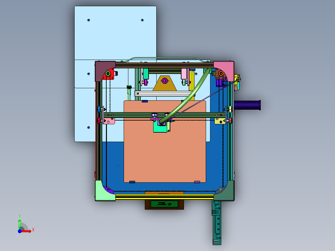 速度之王Ender-6桌面级3D打印机前视图