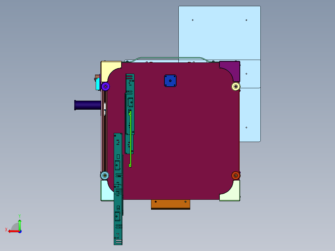 速度之王Ender-6桌面级3D打印机后视图